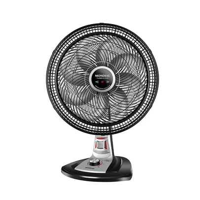 Ventilador de Mesa Mondial Turbo VTX-40-8P-RP Repelente 3 Velocidades 40cm Preto 110V