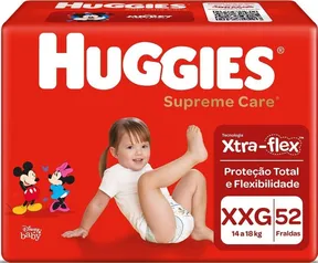 Fralda Huggies Supreme Care XXg - 52 Fraldas