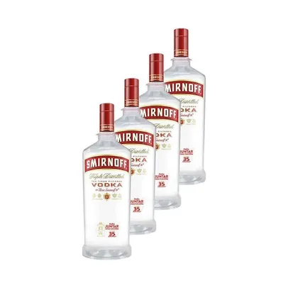 Vodka Smirnoff Red 1,75 Litros 4 Unidade