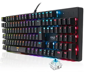 [FG BR] Teclado Mecânico Gamer Switch Blue Led Rgb 7 Cores Rainbow 12 Funções Anti Ghosting Abnt2 Usb