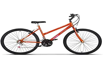 Bicicleta Ultra Bikes Chrome Line Aro 26 Reforçada Freio V-Brake – 18 Marchas Laranja Orange