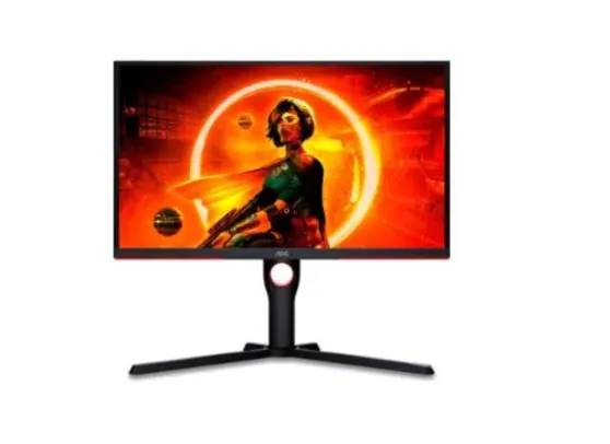 Monitor Gamer AOC 24.5 LED Full HD, Wide, 240Hz, 0.5ms