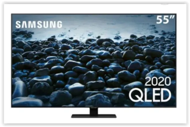 Smart TV QLED 55" 4K Samsung 55Q80T Pontos Quânticos, | R$ 4794