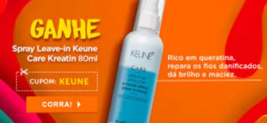 Ganhe Spray Leave-in Keune Care em compras acima de R$149