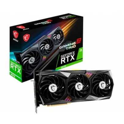 Placa de Vídeo MSI NVIDIA GeForce RTX 3070 Gaming Z Trio 8G, 8GB GDDR6, LHR, RGB, DLSS, Ray Tracing - GeForce RTX 3070 GAMING Z TRIO 8G LHR