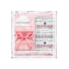 Kit Mini Colônia Giovanna Baby 20ml + Sabonete Giovanna Baby 90g 2 Unidades + Nécessaire | R$ 11,83