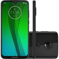 Smartphone Motorola Moto G7 64GB Dual Chip Android Pie - 9.0 Tela 6.24" 1.8 GHz Octa-Core 4G Câmera 12 + 5MP (Dual Traseira) - Ônix - R$1189