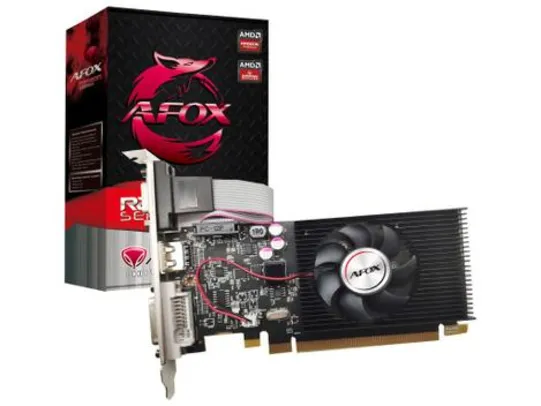 Placa de Vídeo Afox Radeon R5 220 1GB DDR3 - 64 bits R5 220 | R$199