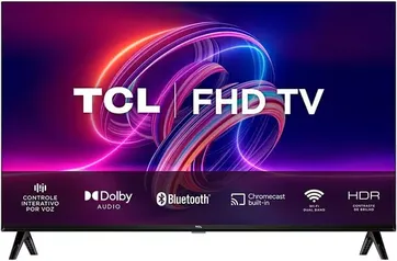 Smart Tv 43 Led Full Hd 2 Hdmi Wi-fi Google Assistente Chromecast Bluetooth 43s5400a Tcl 110v/220v