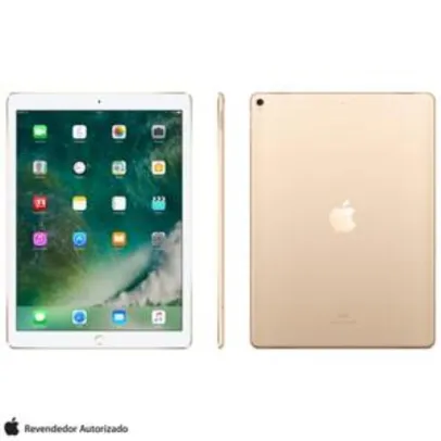 MODELO COM 4G: iPad Pro 2° Geração Dourado com Tela de 12,9”, 4G, 64 GB - MQEF2BZ/A - AEMQEF2BZADRD