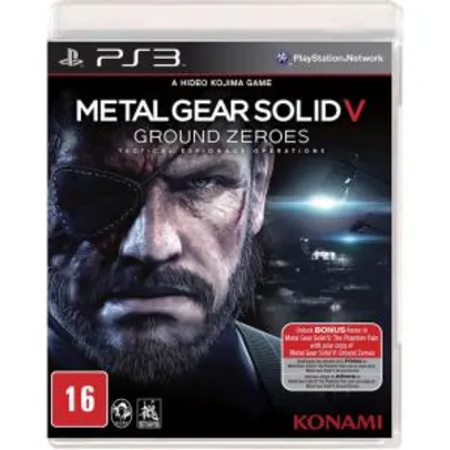 Metal Gear Solid V: Ground Zeroes - PS3 - R$ 29,90