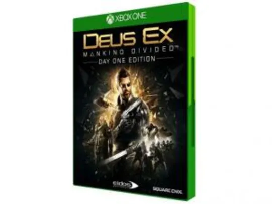 Deus Ex Mankind Divided - Day One Edition - Xbox One  | R$15