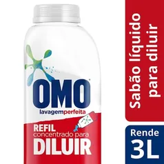 Refil Lava-Roupas Omo Concentrado Lavagem Perfeita 500ml Rende 3L