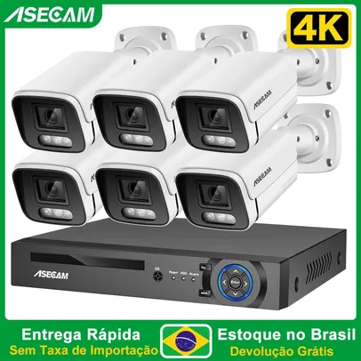 [BR] - Kit Sistema de Câmeras de Segurança CCTV Asecam