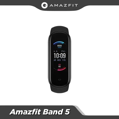 (PRIMEIRA COMPRA) Amazfit Band 5 - Preto e Laranja - R$102