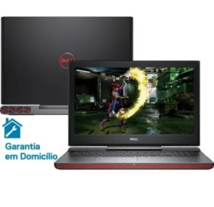 Notebook Dell Inspiron 15 Gaming i15-7567-A20P Intel Core i7 8GB (GeForce GTX 1050TI com 4GB) 1TB Tela 15,6" TN Full HD Windows 10 - Preto - R$3900