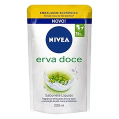 [REC/Super]NIVEA Sabonete Líquido Erva Doce Refil - 200ml