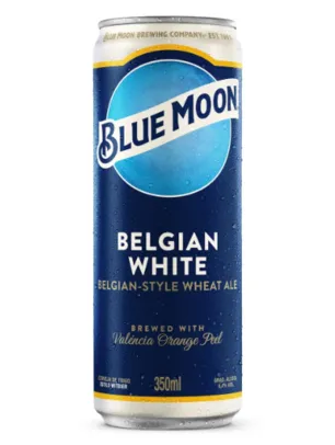 Cerveja Belgian White BLUE MOON Wheat Ale Lata 350ml