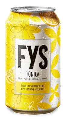 Água Tônica Fys Lata 350ml - 12 Unidades