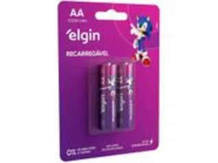 Pilha Recarregável AA Elgin 1,2V 2500mAh