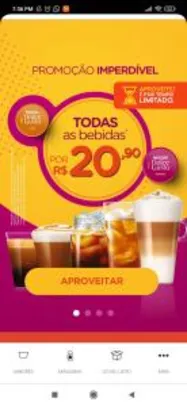 Promoção Cápsulas Nestlé Dolce Gusto - R$20,90