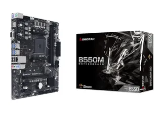 Placa Mãe Biostar B550MH, Chipset B550, AMD AM4, mATX, DDR4