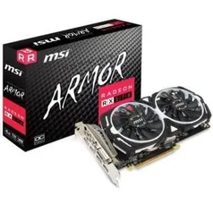 Placa de Vídeo MSI AMD Radeon RX 570 Armor 4G OC, GDDR5