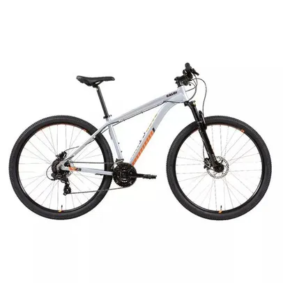 Bicicleta MTB Caloi 29 Aro 29 - Kit Microshift 24v, Freio Hidráulico, Susp 80mm c/ Trava e K7