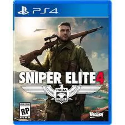Sniper Elite 4 50$ COM PS PLUS - PSN