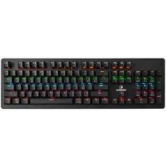 (AME 136)Teclado Mecânico Concórdia K- X911 Rainbow  Switch Blue