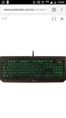 Teclado Razer Blackwidow Ultimate Stealth 2016 - PC - R$400