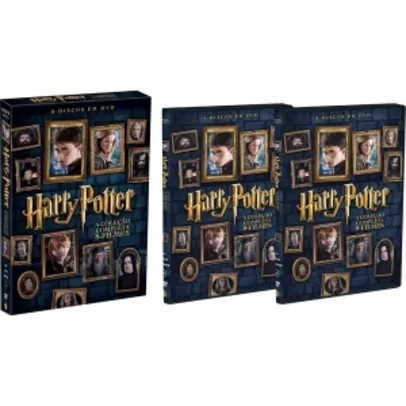 DVD Harry Potter a Coleção Completa 8 Filmes por R$ 60