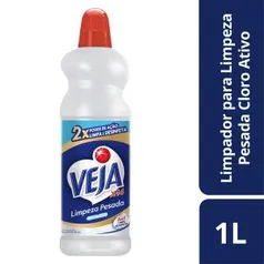 [1,30] Limpador Veja X-14 Limpeza Pesada 2 em 1 com Cloro Ativo, 1L | R$1