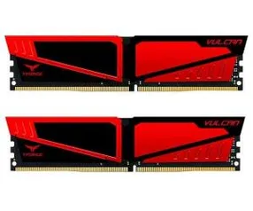 Memória 8GB (2X4) 2666MHZ DDR4 TEAM GROUP T-FORCE VULCAN