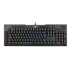 TECLADO MECANICO REDRAGON BRAHMA PRO PRETO RGB OPICAL SWITCH ABNT2 | R$400