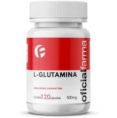 L - Glutamina 500mg 120 Cápsulas