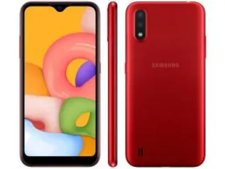 Smartphone Samsung Galaxy A01 32GB Vermelho | R$773