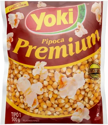 Pipoca Yoki Premium 500g | R$ 2,24
