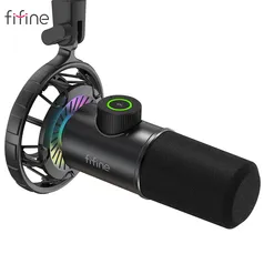 Microfone dinâmico fifine K685 para windows & portátil, microfone usb para jogo