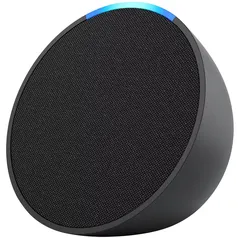 Smart Speaker Echo Pop Compacto com Som Envolvente e Alexa - Preto