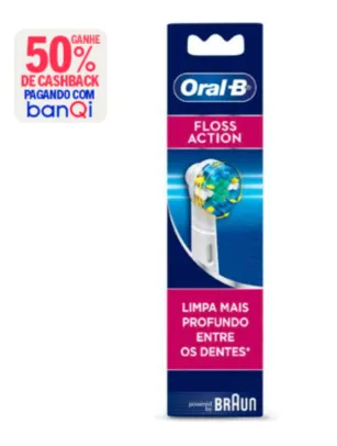 [banQi R$16] Refil de Escova Dental Elétrica Oral-B Floss Action - 2 Unidades