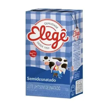 Leite Elegê Semidesnatado 1L