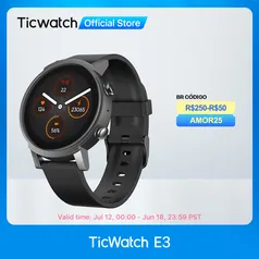 Ticwatch E3 Wear OS Smartwatch para Homens e Mulheres Snapdragon 4100 8GB ROM IP68 À Prova D' Água 