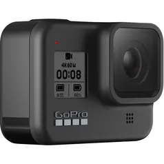 Câmera Gopro Hero8, Black À Prova D’água, 12mp, 4k, Wi-fi - Preto