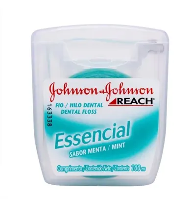 (Regional) Fio Dental Reach Essencial Menta 100m - Johnson & Johnson 