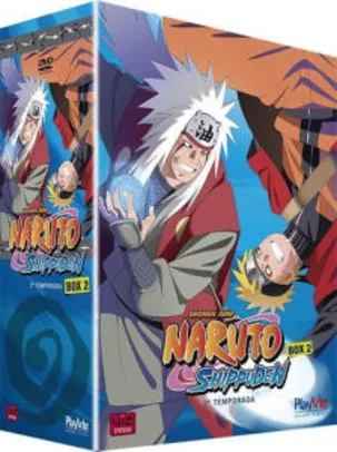 Dvd Naruto Shippuden - Box 2- 2ª Temporada - 5 Discos - R$22