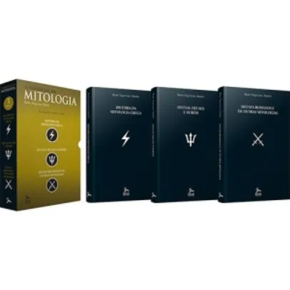 70% na BOX de Livro - Box O Essencial Mitologia 3 Volumes - R$15