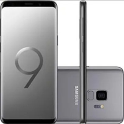 Smartphone Samsung Galaxy S9 Dual Chip Android 8.0 Tela 5.8" Octa-Core 2.8GHz 128GB 4G Câmera 12MP - Cinza
