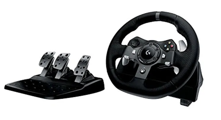 Volante Logitech G920 Driving Force para Xbox Series X|S, Xbox One e PC