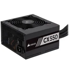 Fonte Corsair 550W 80 Plus Bronze CX550 - CP-9020121